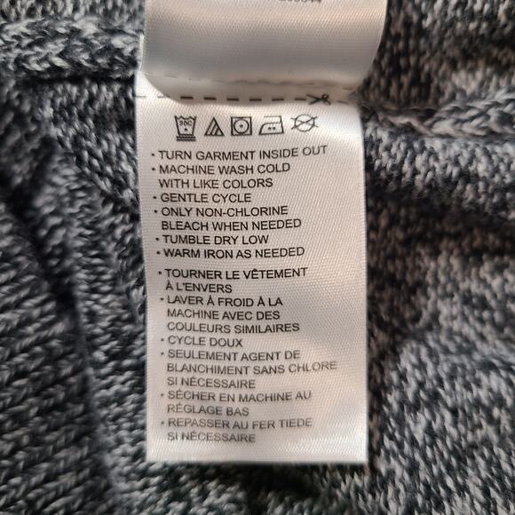 Oak Hill Gray Quarter Zip Cotton Knit Sweatshirt Men's Size 2XL 2620 - Picture 6 of 9